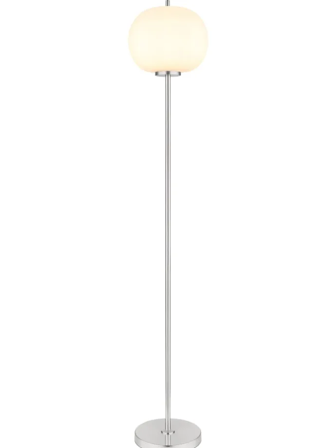 Stehleuchte "BLACKY I" in silver