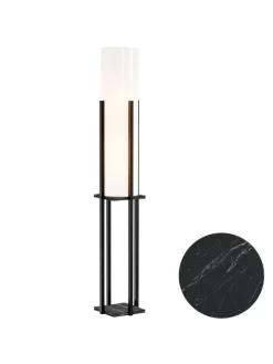 Stehleuchte Gisborne in Schwarz (H)146cm (B)25cm (T)25cm