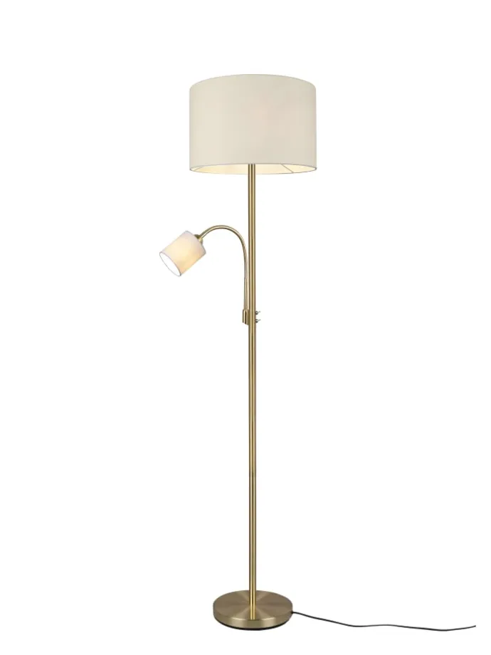 Stehleuchte HOTEL in messingfarbig