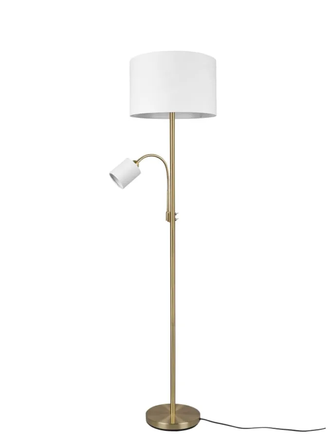 Stehleuchte HOTEL in messingfarbig