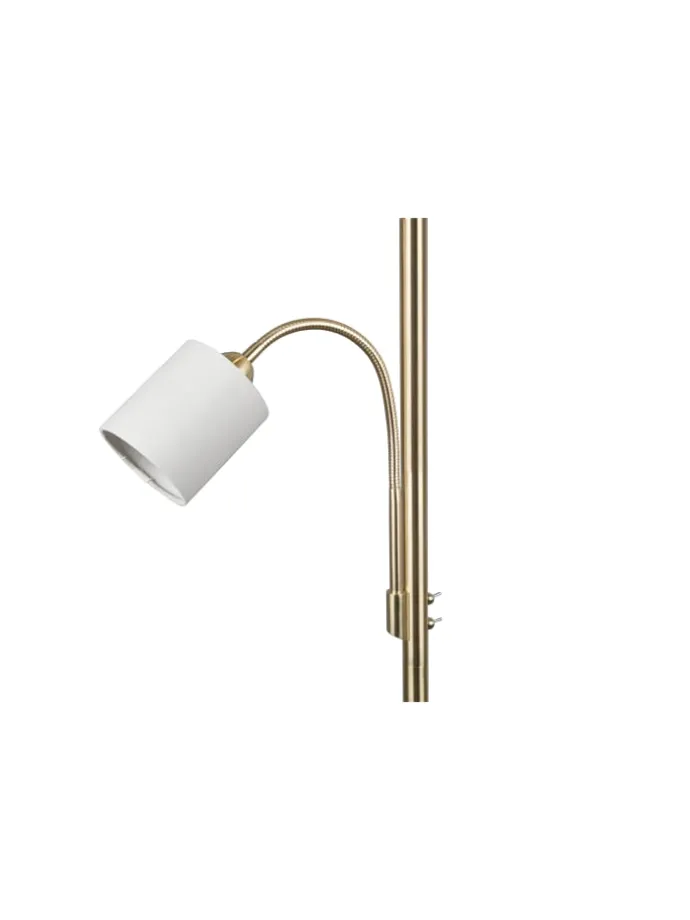 Stehleuchte HOTEL in messingfarbig