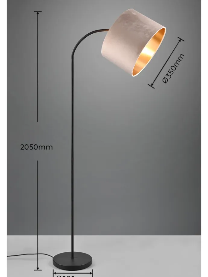 Stehleuchte JULIETA in beige