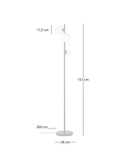 Stehleuchte KJUL in Schwarz