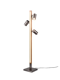 Stehleuchte MARLEY in Nickel matt