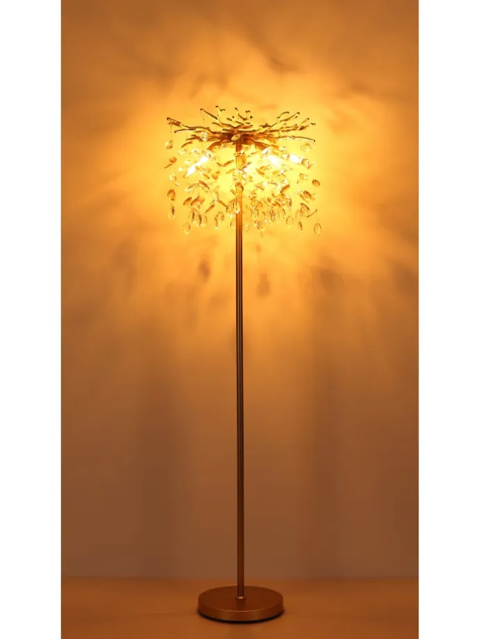 Stehleuchte "QUEENA" in gold