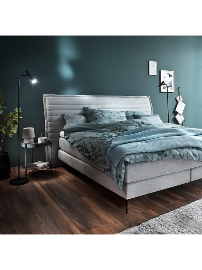 Stehleuchte Stina in schwarz - (H) 154 cm x Ø 23 cm