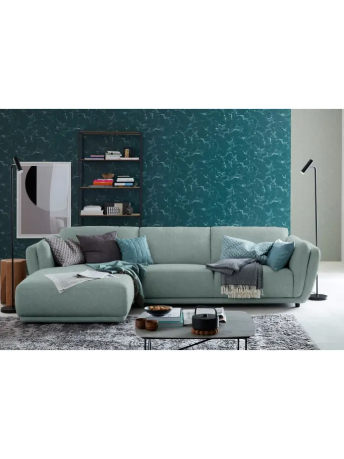 Stehleuchte Stina in schwarz - (H) 154 cm x Ø 23 cm