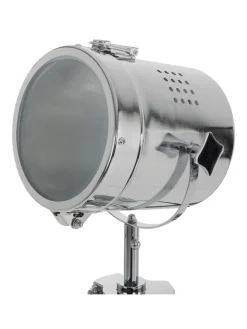 Stehleuchten ALZETTE in Weiß/Silber - (W) 70 x (H) 143 x (L) 70 cm