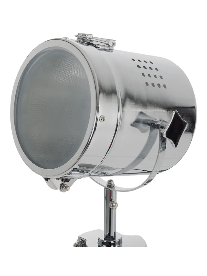 Stehleuchten ALZETTE in Weiß/Silber - (W) 70 x (H) 143 x (L) 70 cm