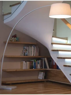 Stehleuchten BENUE in Weiß - (W) 50 x (H) 188 x (L) 50 cm