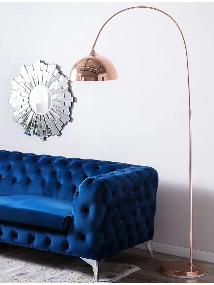 Stehleuchten CANDELLA in Kupfer - (W) 35 x (H) 158 x (L) 65 cm