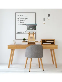 Stehpult Aufsatz in Natur - (B)80 x (H)77,5 x (T)57 cm