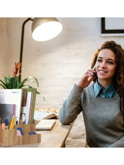 Stehsammler in Dunkelbraun