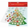 Sticker-Adventskalender | Metallic-Look, VE: 6
