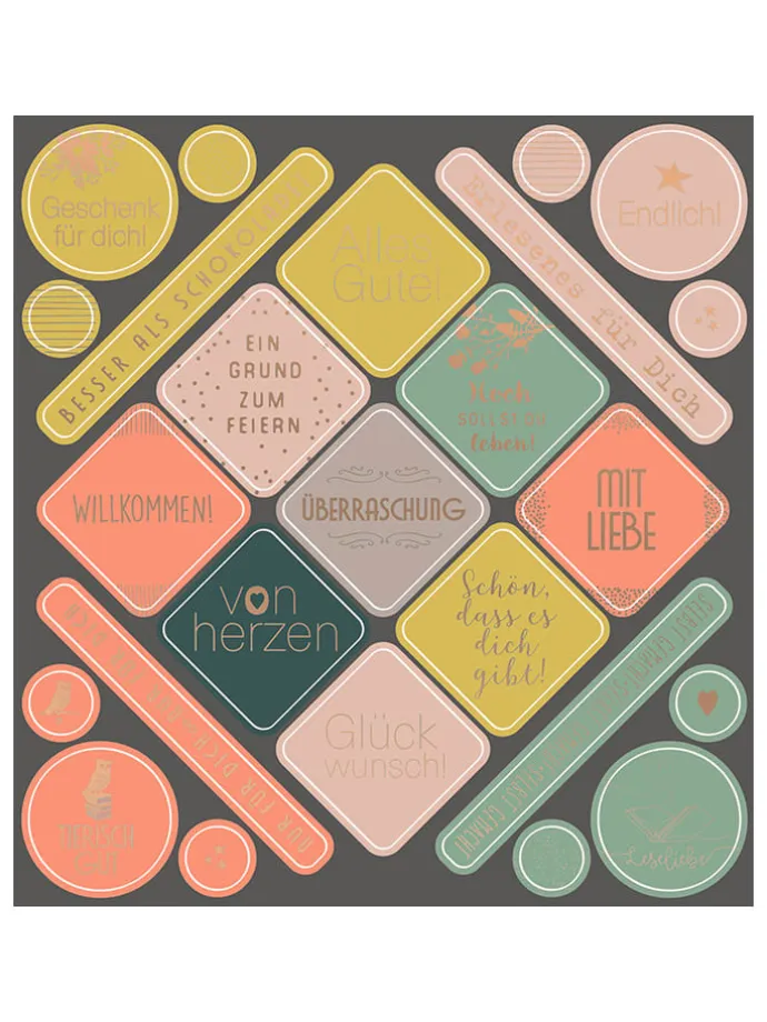 Stickerbuch "Alltagspoesie" in Bunt - ab 3 Jahren