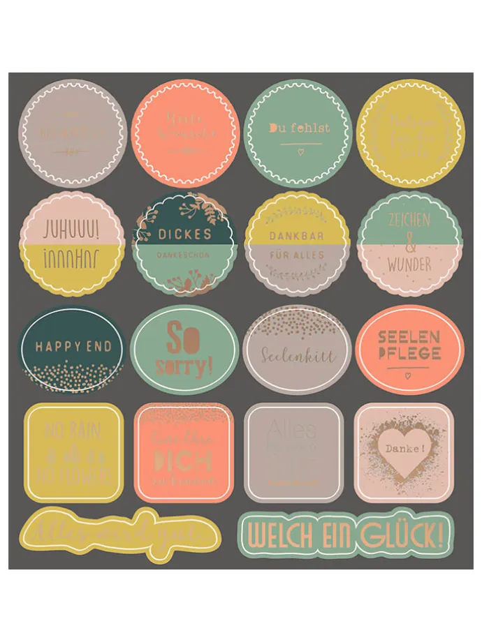 Stickerbuch "Alltagspoesie" in Bunt - ab 3 Jahren