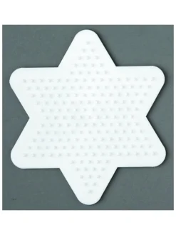 Stiftplatten-Set kleine Basics, weiß für Midi-Bügelperlen - ab 5 Jahren