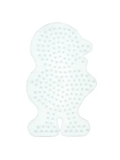 Stiftplatten-Set Ostern, weiß für Midi-Bügelperlen - ab 5 Jahren