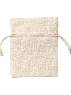 Stoffbeutel in Natur - 6 Stück