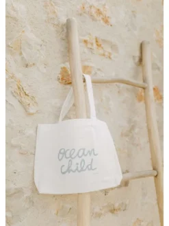 Stoffbeutel ocean child' klein in white