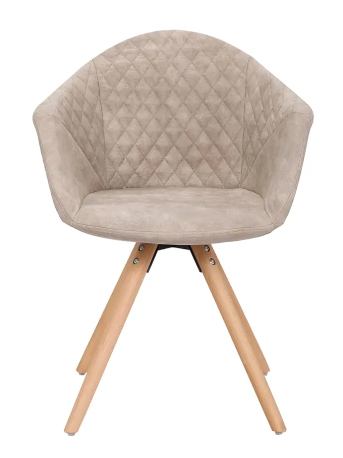 Stuhl Chadwick 2erSet in weiß - creme