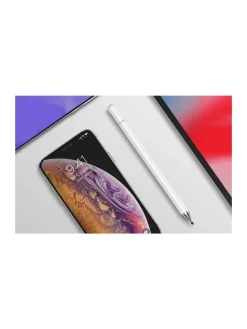 Stylus-Stift für präzises Schreiben und Zeichnen Tablets & Smartphones weiß