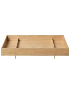 Tablett "Abento" in Hellbraun - (L)50 x (B)30 cm