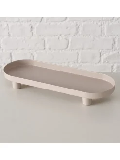 Tablett "Manon" in Beige - (L)10 cm