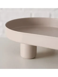 Tablett "Manon" in Beige - (L)10 cm