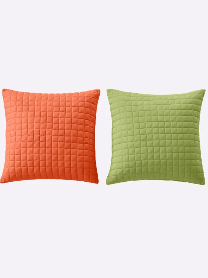 Tagesdecke in terra+grün