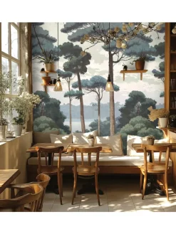 Tapete Hot Spots Forest Braun