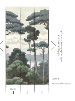 Tapete Hot Spots Forest Braun