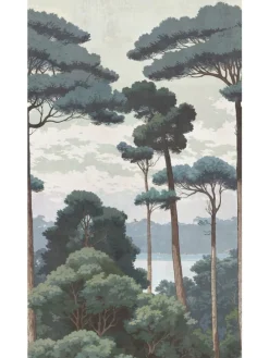 Tapete Hot Spots Forest Braun