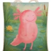 Tasche Axolotl Glücklich Design ohne Spruch in Weiß