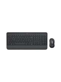Tastatur-Maus Set Wireless, Bluetooth - Logitech Tastatur-Set in Schwarz