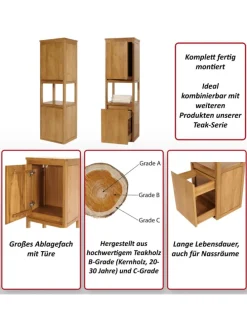 Teak-Hochschrank M71
