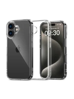 TechProtect FlexAir HybridHülle iPhone 16 transparent in Transparent