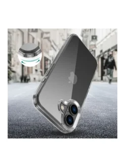 TechProtect FlexAir HybridHülle iPhone 16 transparent in Transparent