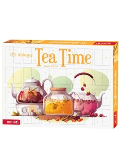 Tee Adventskalender mit 24 einzelnen Teebeuteln in Bunt