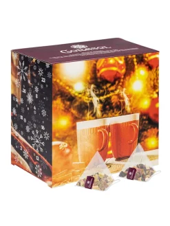 Tee-Adventskalender "Premium Pärchen" mit Spruchkarten - 2x 89 g