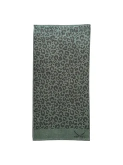 8-teilig Handtuch-Set LEO 100 % Baumwolle, Leo-Design in Lagune/Anthrazit