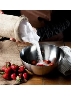 10-teiliges Edelstahl-Schüsselset – Stapelbar, Vielseitig & in Silber