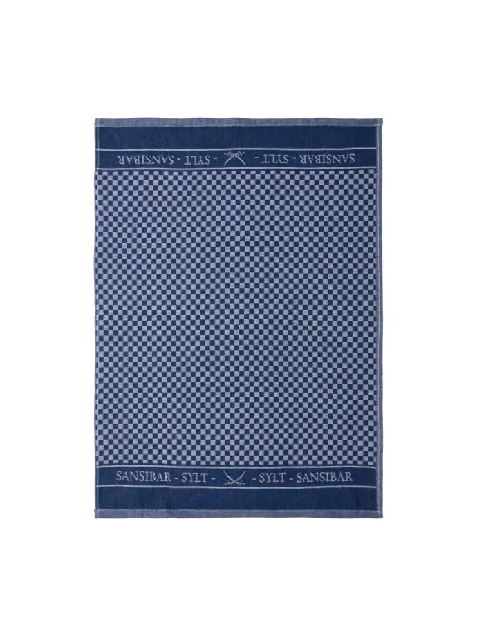 3-teiliges Set: Geschirrtuch Set in Blau