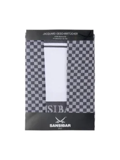 3-teiliges Set: Geschirrtuch Set in Anthrazit