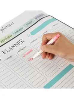 2-teiliges Whiteboard-Set in Weiß