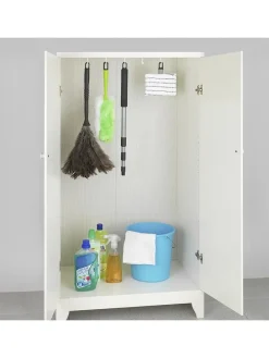 Teleskop-Fliesenwischer in Schwarz/ Silber