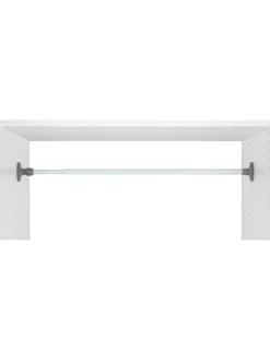 Teleskop-Klemmstange "Herkules" in Weiß