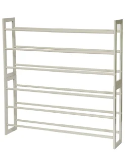 Teleskop-Schuhregal in Creme