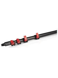 Teleskop-Wasserbürste in Schwarz/ Rot - (H)460 cm