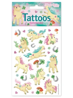 Temporäre Tattoos "Einhorn" in Bunt - ab 3 Jahren